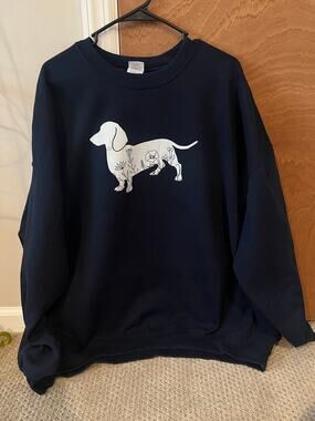 Dachshund Floral Crewneck